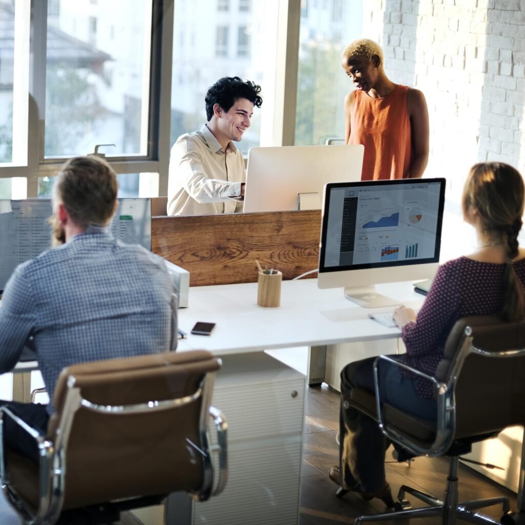 computer screen is showing business data assessmen pfktppp.jpg